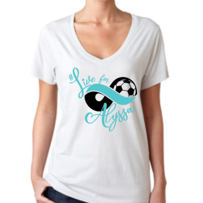 Ladies Sheer V-Neck Thumbnail