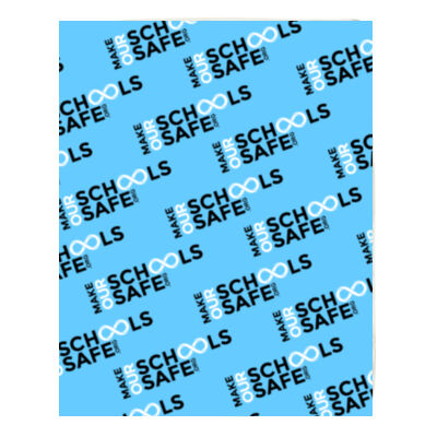 Plush Blanket Make Our Schools Safe Repeat 50" x 60"" Thumbnail