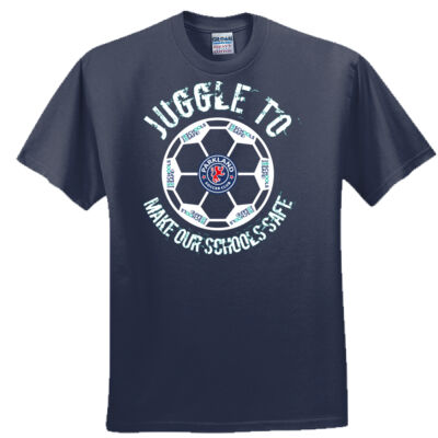Juggle To Make Our Schools Safe - Navy Tee Thumbnail