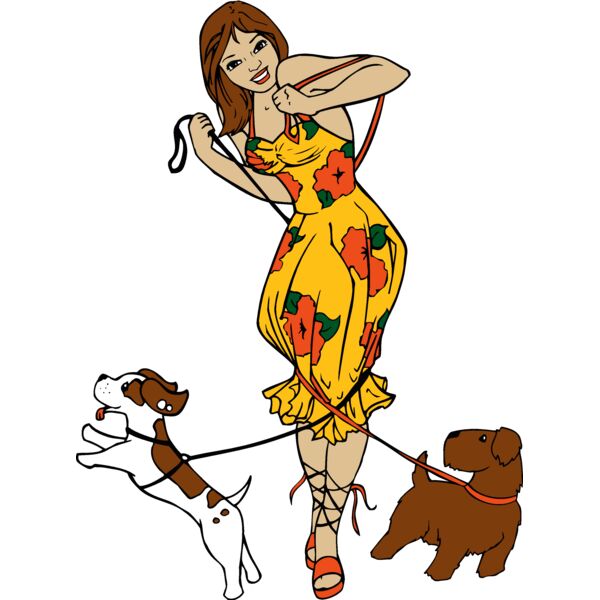 girlwalkingdogs1 Thumbnail