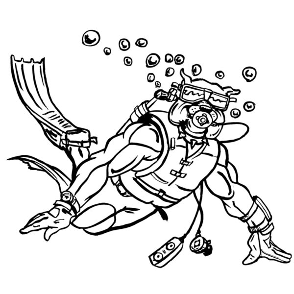 Bulldog Scuba diver Thumbnail