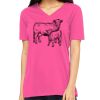 Missy's Relaxed Jersey Short-Sleeve V-Neck T-Shirt Thumbnail