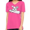 Missy's Relaxed Jersey Short-Sleeve V-Neck T-Shirt Thumbnail