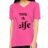 Missy's Relaxed Jersey Short-Sleeve V-Neck T-Shirt Thumbnail