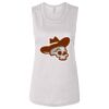 Ladies' Bella Flowy Scoop Muscle Tank Thumbnail